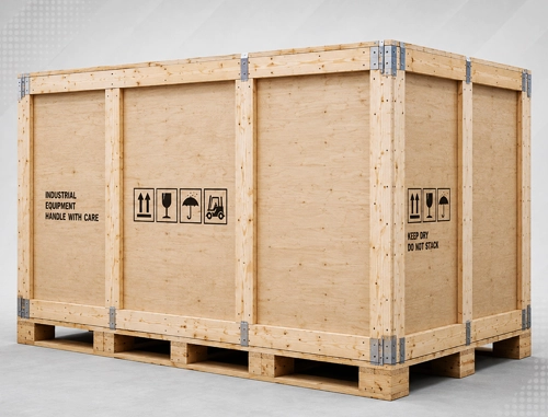 Industrial Wooden Packaging Box